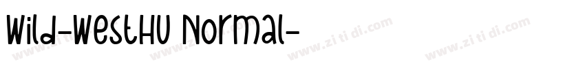 Wild-WestHU Normal字体转换